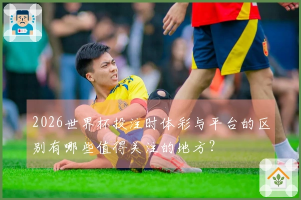 2026世界杯投注时体彩与平台的区别有哪些值得关注的地方？